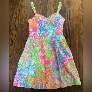 Size 0 Lilly Pulitzer Adrleigh Dress in Lovers Coral Print